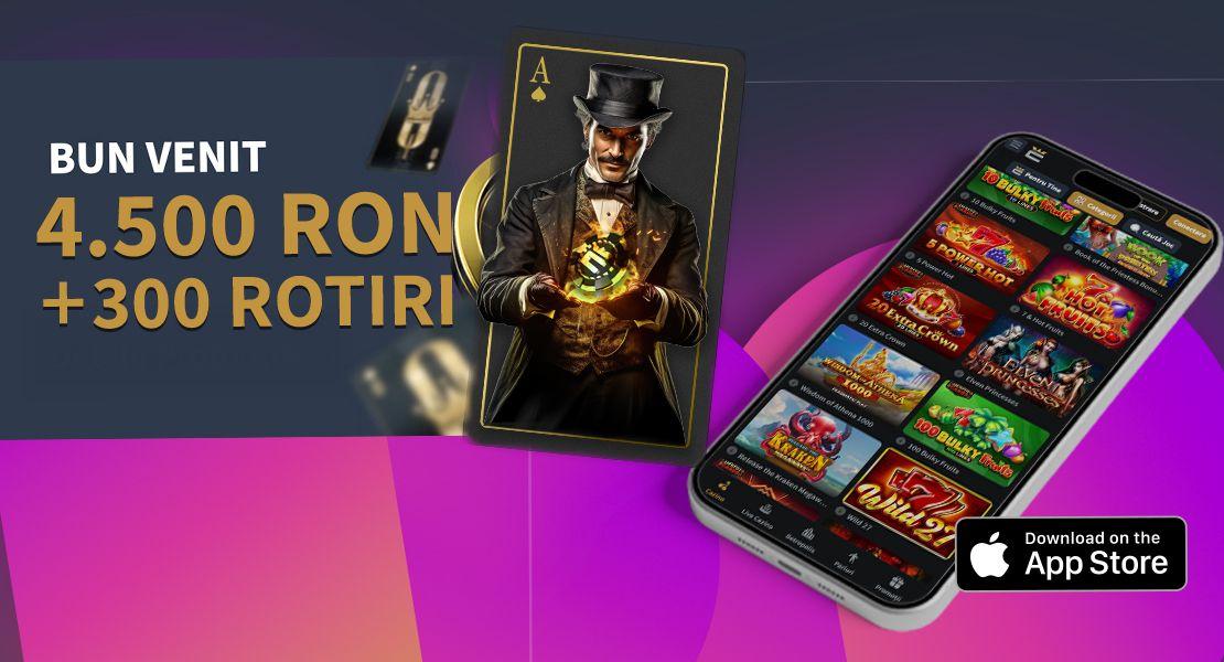 Aplicatie Conti Cazino